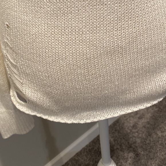 Disneys Jack Skellington face Lightweight Distressed Sweater Size: S (Junior) - Picture 8 of 15